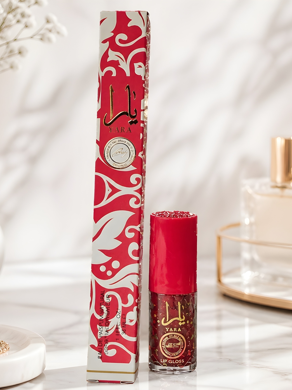Yara Lip Gloss & Yara Candy 10 Ml EDP